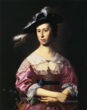  Eva Pintura - Sra. Samuel Quincy Hannah Hill retrato colonial de Nueva Inglaterra John Singleton Copley